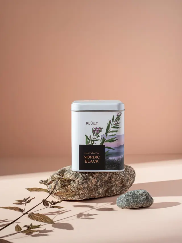 The NORDIC BLACK tea itself.Bold. Earthy. Energy-boosting. Handmade from wild fireweed fermented leaves.#plukttea #NordicTea