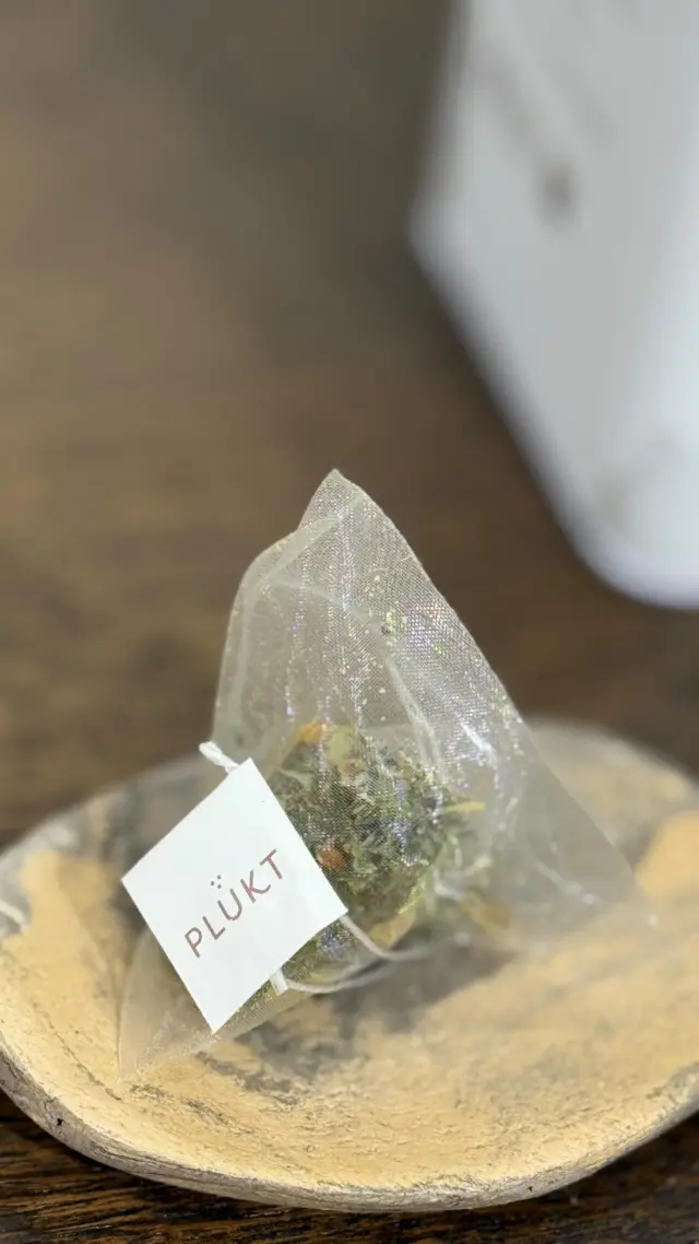 A spacious tea corner to greet you before your journey 🍵✈️ we will be doing  tea tastings tomorrow, come by say hi!#nordictea #plukttea