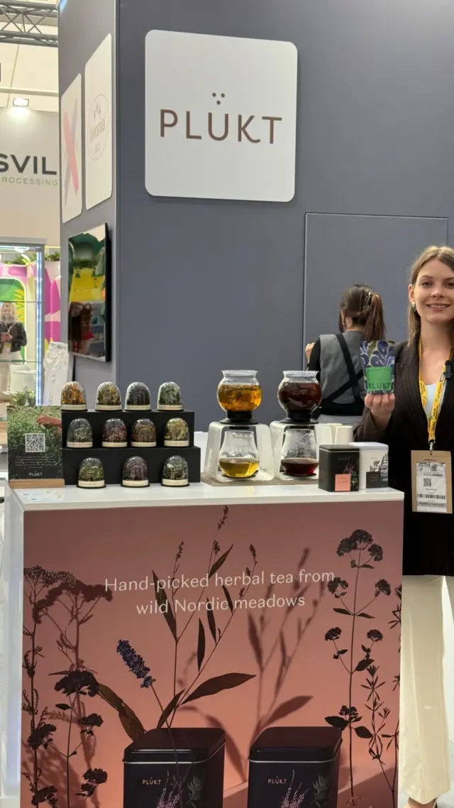 Bonjour, Paris! 🇫🇷 PLŪKT Nordic herbal teas have arrived to one of the biggest food trade shows @sial.paris Hall 5C booth F 159#plukttea #tisanes #sialparis2026
